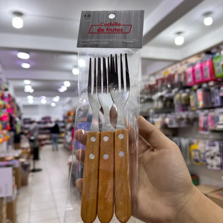 Tenedor Mango Madera x3pcs