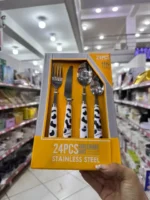 Set Cucharas Tenedores y Cuchillos 24pcs