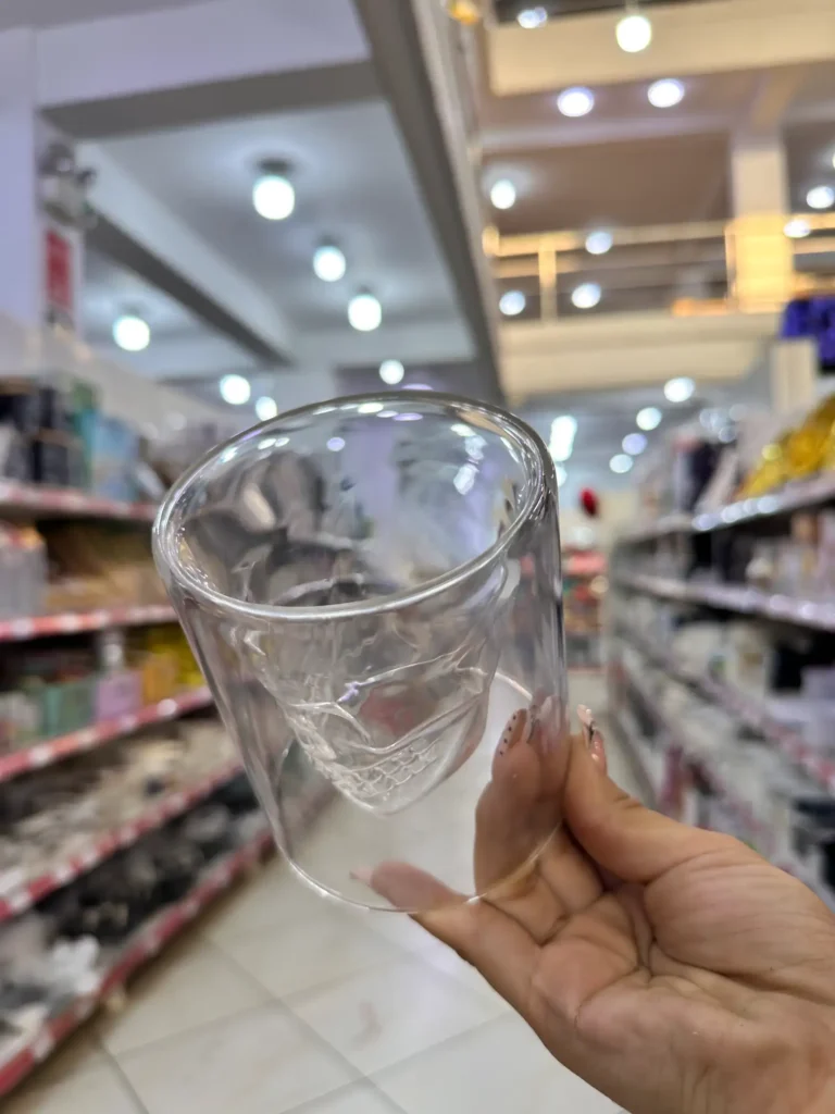 Vaso de Vidrio Calavera