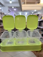 Condimentero Plástico 3pcs