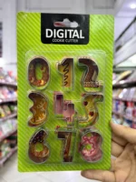 Molde Para Galleta De Números
