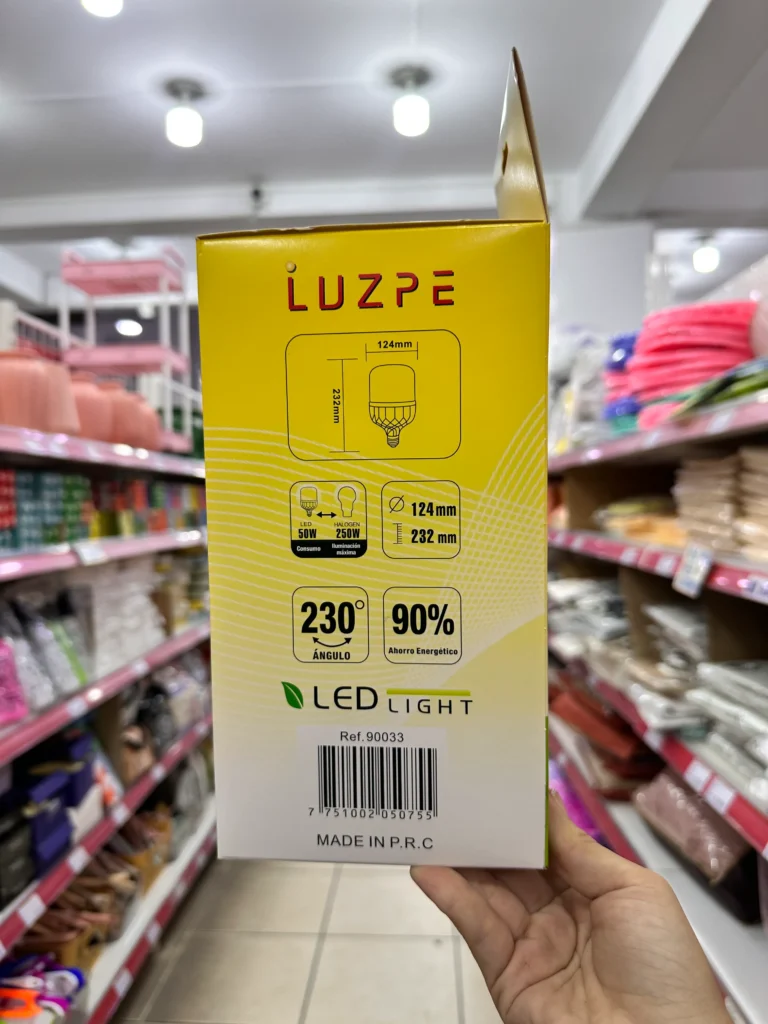 Foco Led 50W 124MM x 232MM