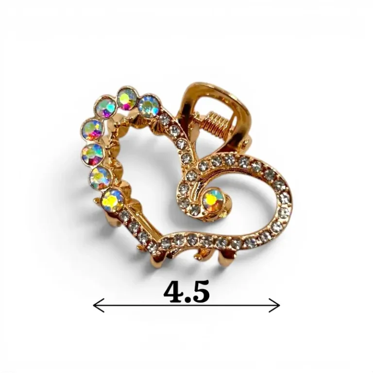 Clip Metal Dorado Para Cabello – Paq x 12 Unid
