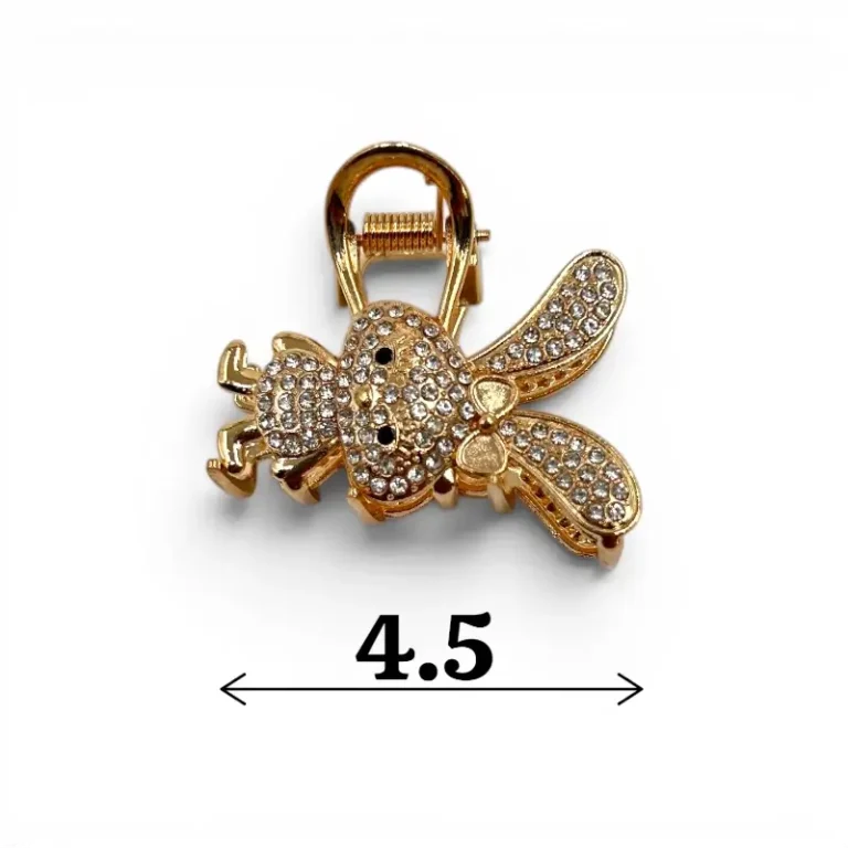 Clip Metal Dorado Para Cabello – Paq x 12 Unid