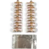 Clip Metal Dorado Para Cabello – Paq x 12 Unid