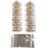 Clip Metal Dorado Para Cabello – Paq x 12 Unid