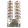 Clip Metal Dorado Para Cabello – Paq x 12 Unid