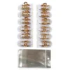 Clip Metal Dorado Para Cabello – Paq x 12 Unid