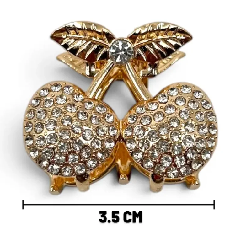 Clip Metal Dorado Para Cabello – Paq x 12 Unid