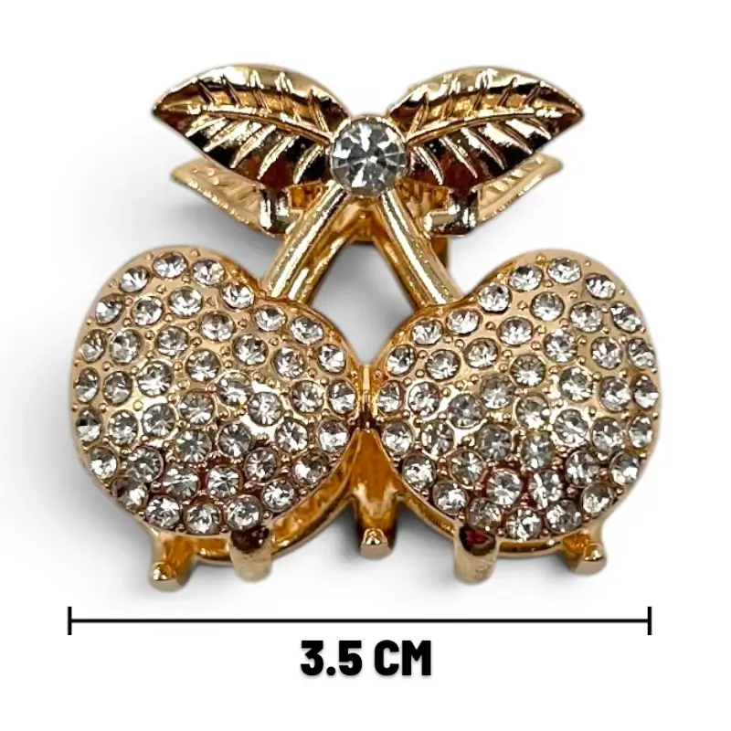 AML007B (1) Clip Metal Dorado Para Cabello – Paq x 12 Unid