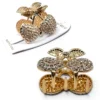 Clip Metal Dorado Para Cabello – Paq x 12 Unid