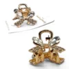 Clip Metal Dorado Para Cabello – Paq x 12 Unid