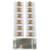 Clip Metal Dorado Para Cabello – Paq x 12 Unid