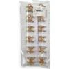Clip Metal Dorado Para Cabello – Paq x 12 Unid