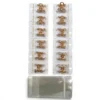 Clip Metal Dorado Para Cabello – Paq x 12 Unid