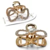 Clip Metal Dorado Para Cabello – Paq x 12 Unid