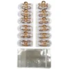 Clip Metal Dorado Para Cabello – Paq x 12 Unid