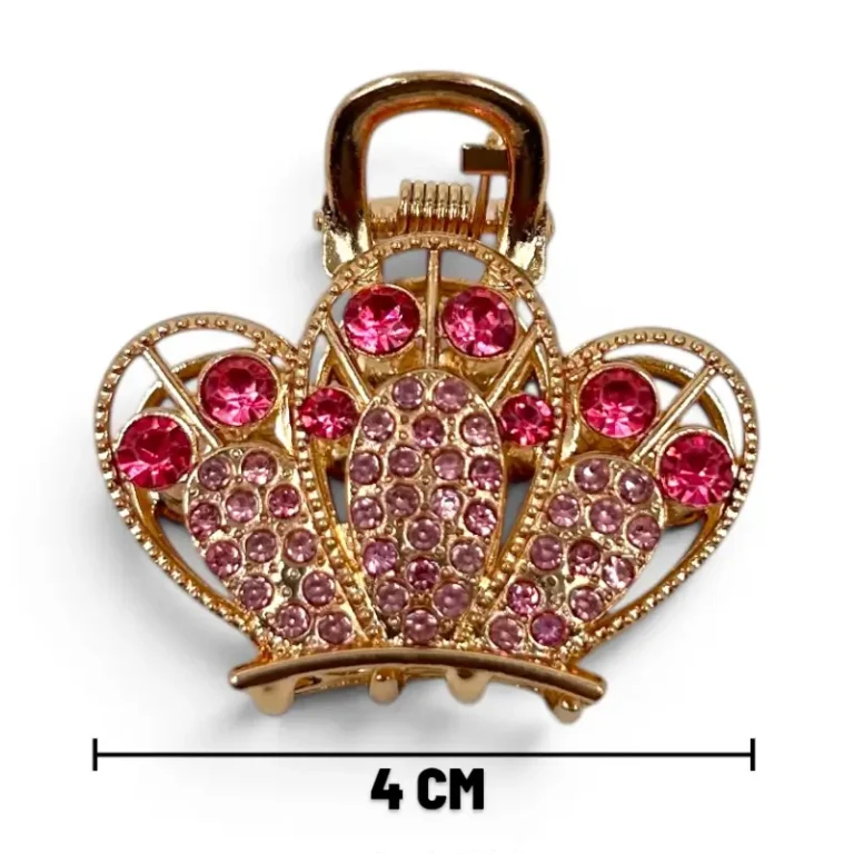 Clip Metal Dorado Para Cabello – Paq x 12 Unid
