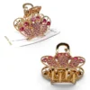 Clip Metal Dorado Para Cabello – Paq x 12 Unid