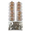 Clip Metal Dorado Para Cabello – Paq x 12 Unid