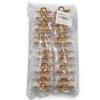 Clip Metal Dorado Para Cabello – Paq x 12 Unid