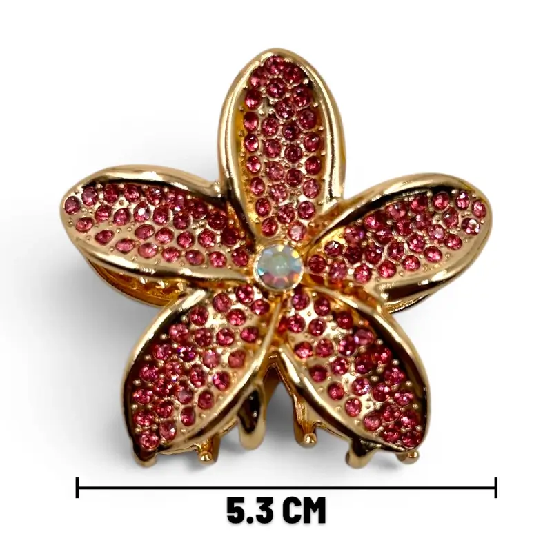 AML013 (1) Clip Metal Dorado Para Cabello – Paq x 12 Unid