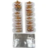 Clip Metal Dorado Para Cabello – Paq x 12 Unid