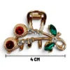Clip Metal Dorado Para Cabello – Paq x 12 Unid