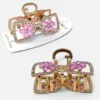 Clip Metal Dorado Para Cabello – Paq x 12 Unid