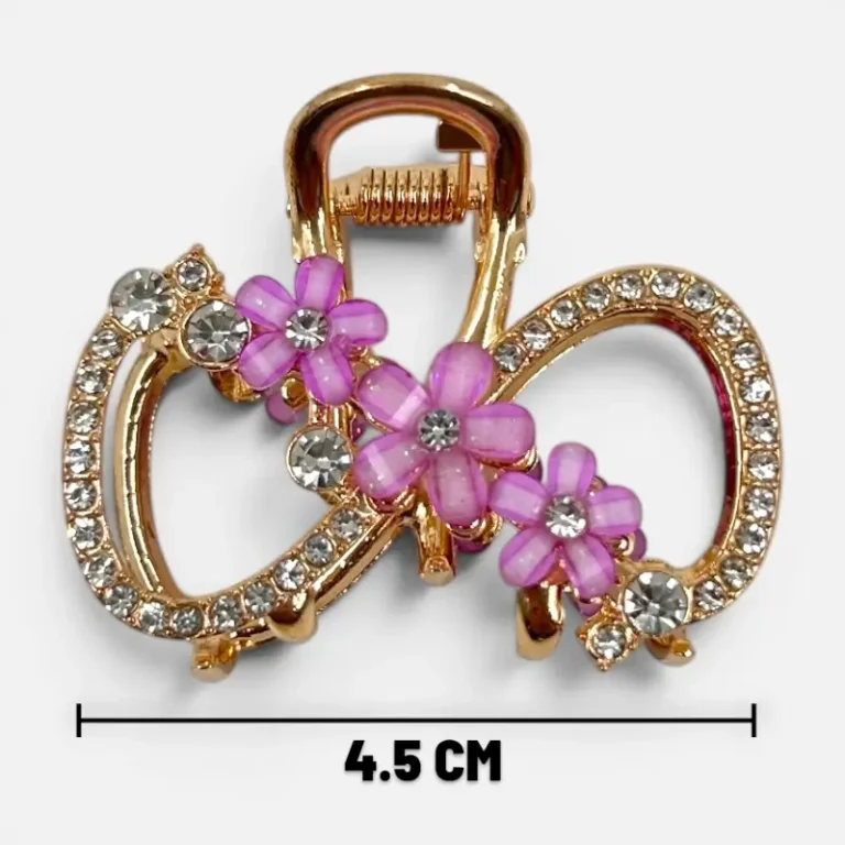 Clip Metal Dorado Para Cabello – Paq x 12 Unid