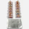 Clip Metal Dorado Para Cabello – Paq x 12 Unid