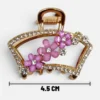 Clip Metal Dorado Para Cabello – Paq x 12 Unid