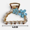Clip Metal Dorado Para Cabello – Paq x 12 Unid