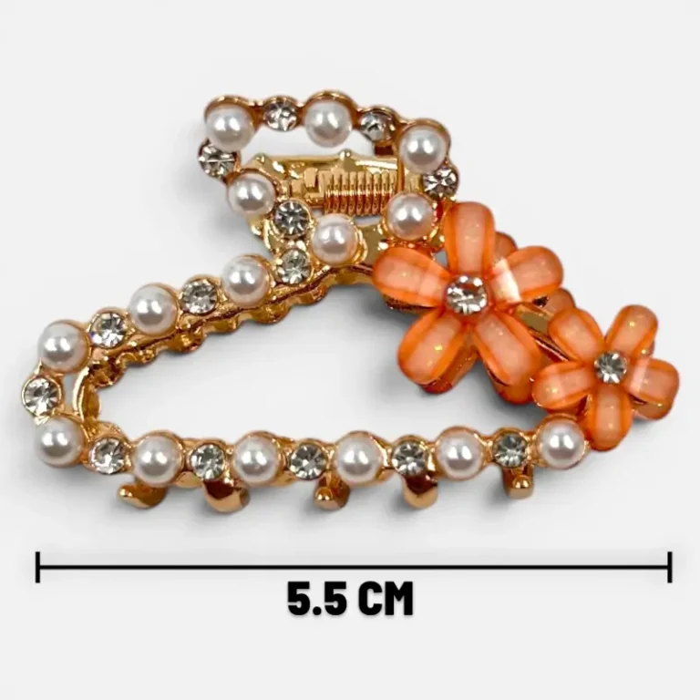 Clip Metal Dorado Para Cabello – Paq x 12 Unid