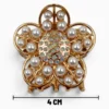 Clip Metal Dorado Para Cabello – Paq x 12 Unid