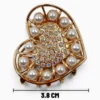 Clip Metal Dorado Para Cabello – Paq x 12 Unid