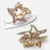 Clip Metal Dorado Para Cabello – Paq x 12 Unid
