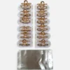 Clip Metal Dorado Para Cabello – Paq x 12 Unid