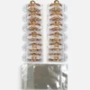Clip Metal Dorado Para Cabello – Paq x 12 Unid