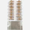 Clip Metal Dorado Para Cabello – Paq x 12 Unid