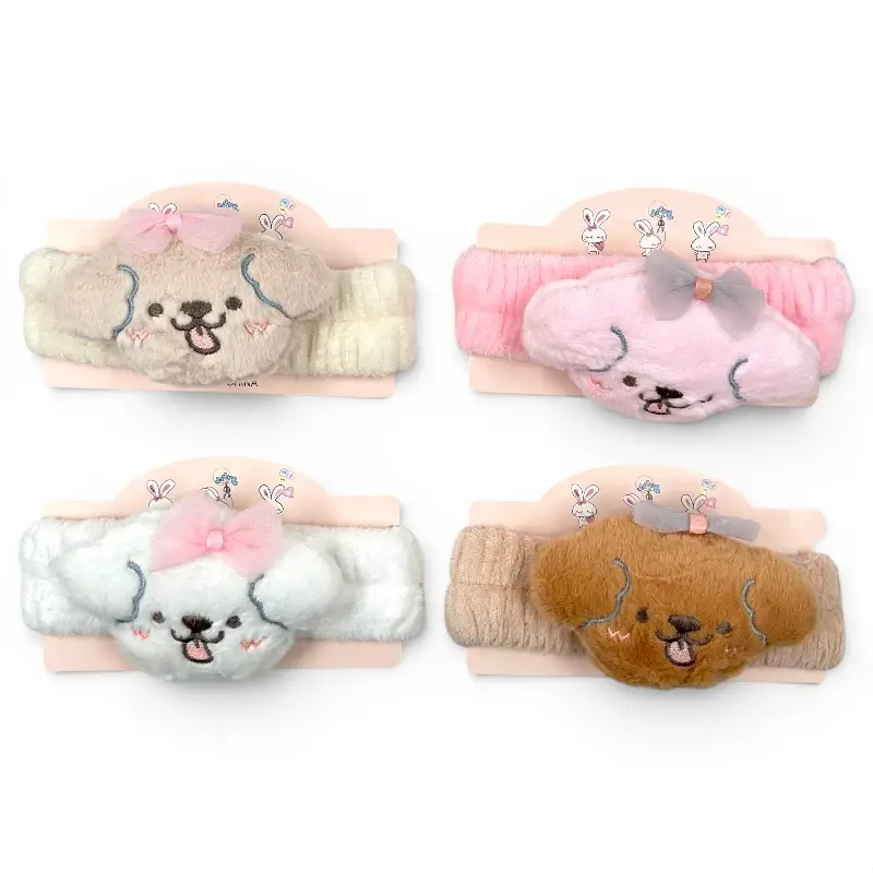 AYY003 (2) Vincha de Peluche Diseño – Paq x 12 Unid