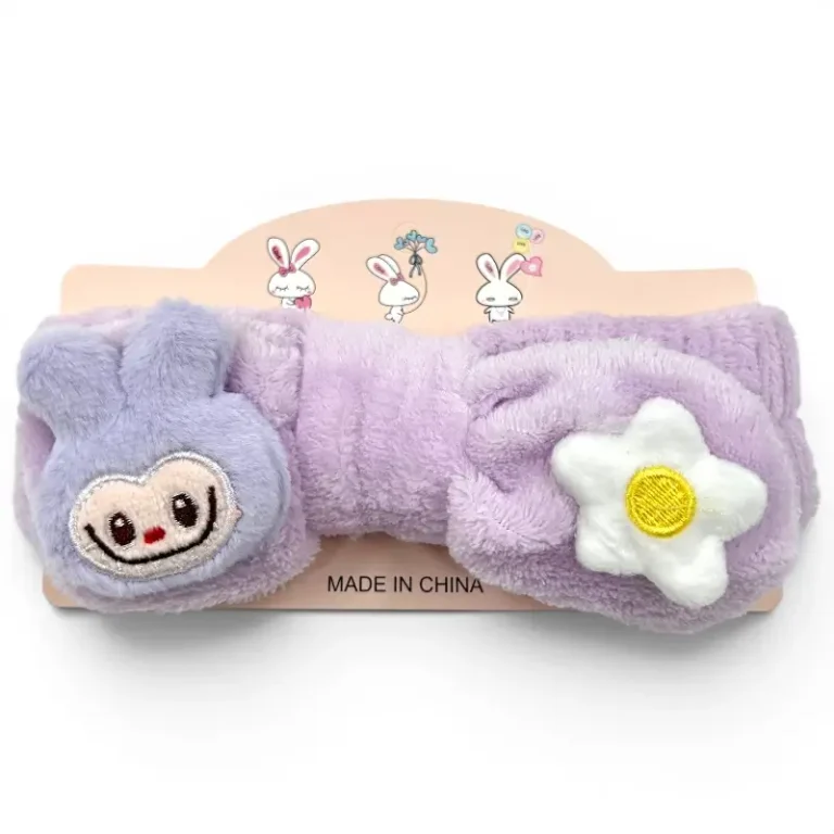 Vincha de Peluche Diseño – Paq x 12 Unid