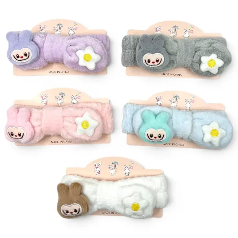 Vincha de Peluche Diseño – Paq x 12 Unid