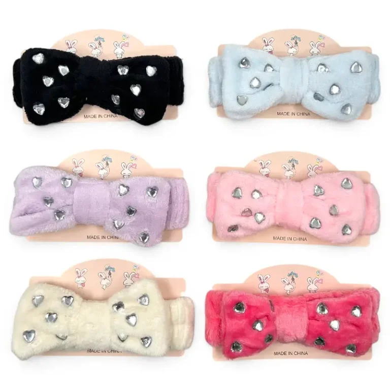 Vincha de Peluche Diseño – Paq x 12 Unid