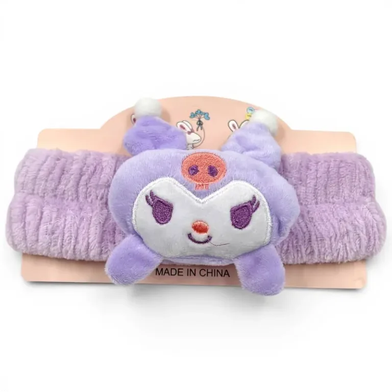 Vincha de Peluche Diseño – Paq x 12 Unid