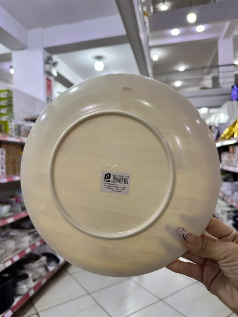 Plato de Plástico