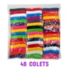 Colet Liga Carmin Colores - Paq x 12 Bolsas
