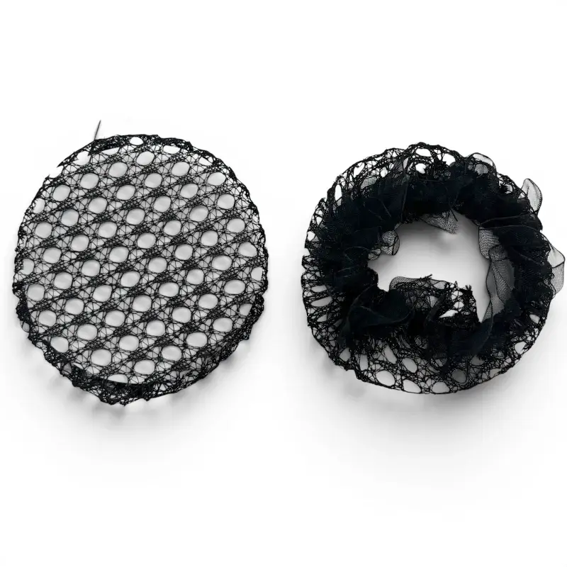 RS001-1-1.webp Moñera Blonda Negro – Paq x 12 Unid - Imagen 1