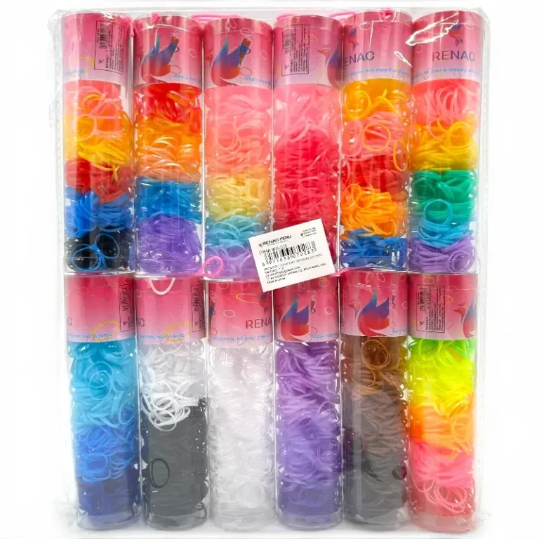Liga en Tubo Delgado Colores – Paq x 12 Unid