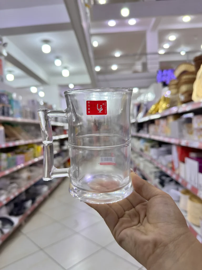 Vaso de Vidrio con Asas